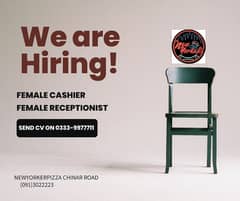 FEMALE CASHIER AND RECEPTIONIST