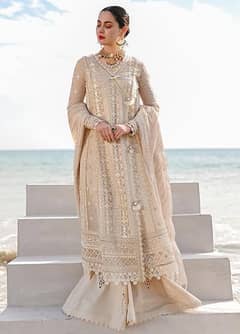 stitched pakistani dress, branded dress,