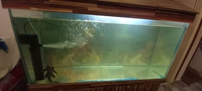 4 ft AQUARIUM WITH NEW MOTOR FOR SALE