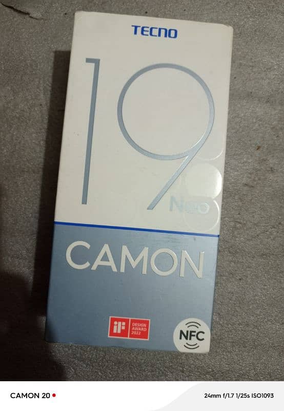 comon 19 neo ka just box a 10 by 10 condition a 0