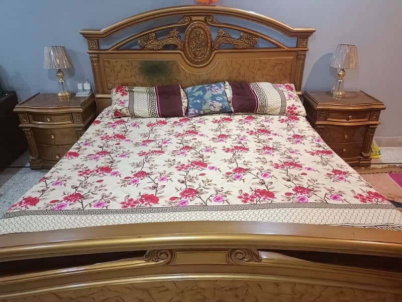 Pure Wooden bed King Size 0