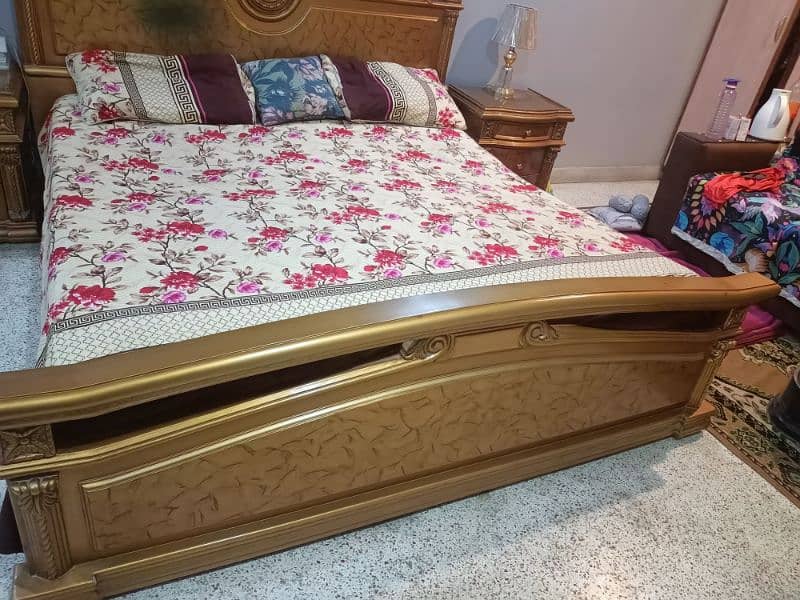 Pure Wooden bed King Size 1