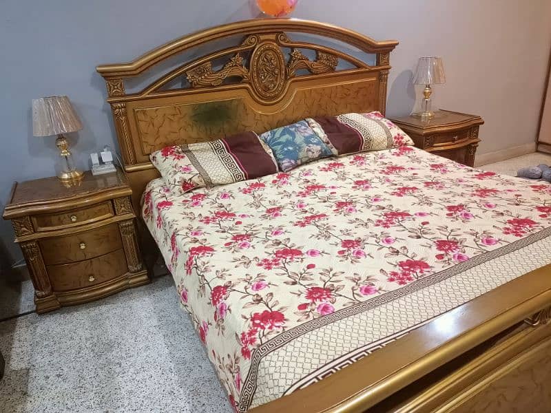 Pure Wooden bed King Size 2