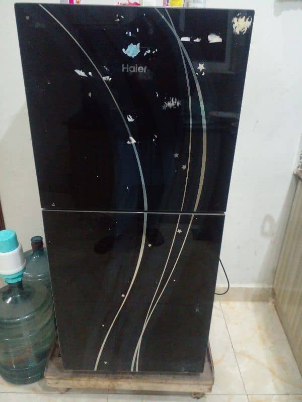 HAIER DOUBLE DOOR FRIDGE 100% working 0