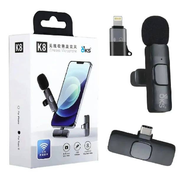 Wireless Microphone for Iphone and C Type 0