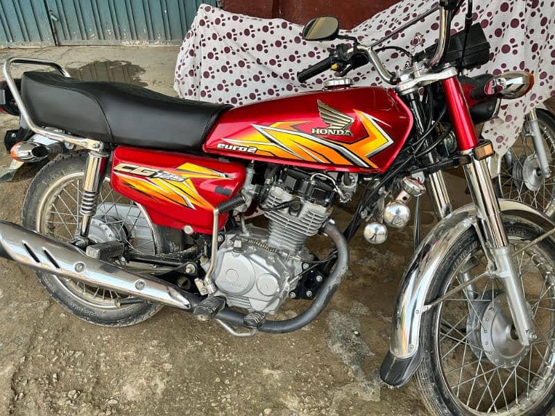 2021 Model  HONDA CG 125 RED COLOUR  Clear Condition⁰ 0