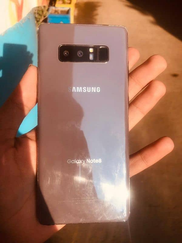 samsang note 8 6gb ram 64gb rom pta aproved 9