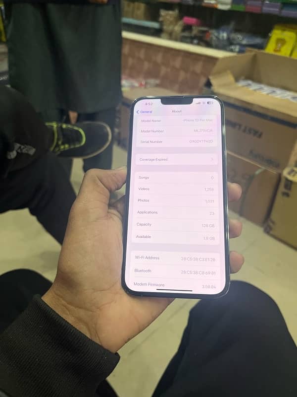 iphone 13 pro max pta approved 128 GB 1