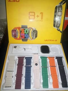 7 straps smart watch brand new