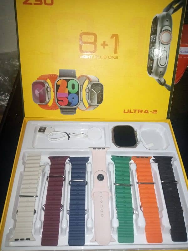 7 straps smart watch brand new 0