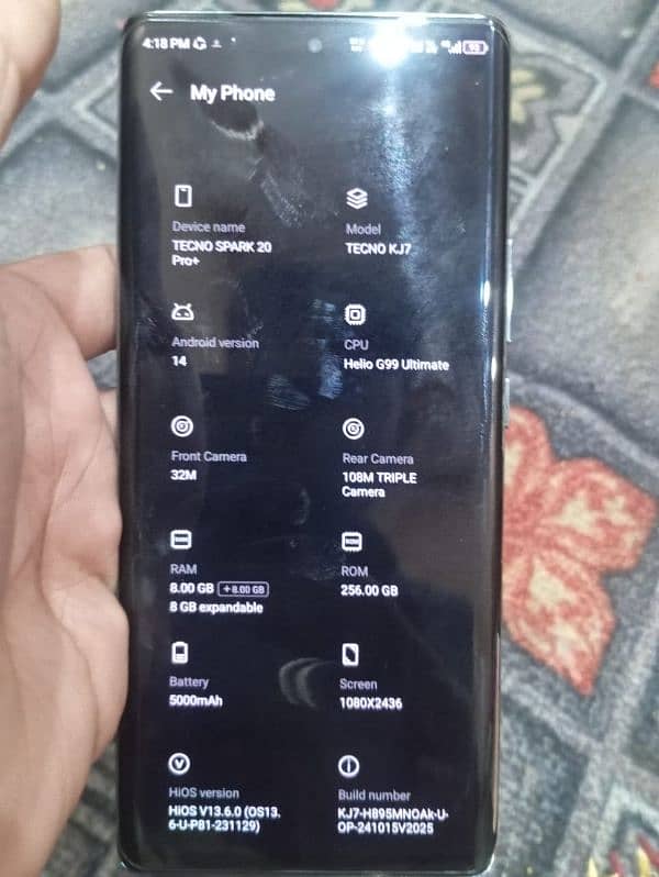 Tecno spark 20 pro plus 4