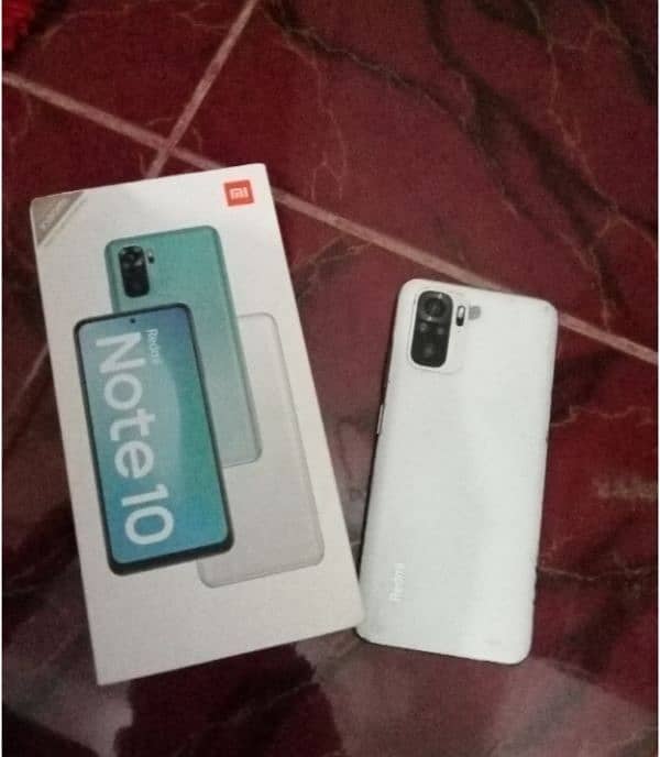 Xiaomi note 10 mobile for sel good condition location haripur ful box 2