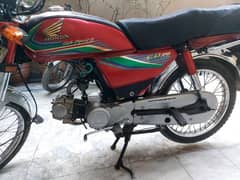 honda cd 70 red colour 03084600283