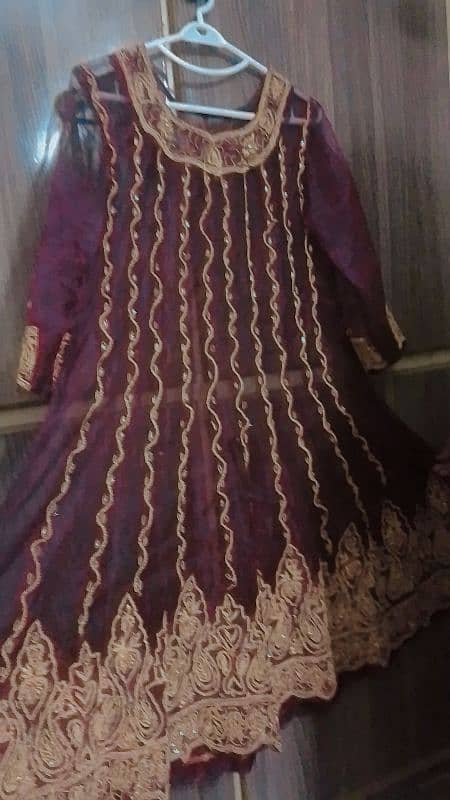 New bridal walima maxi | new condition | bridal maxi for sale 0