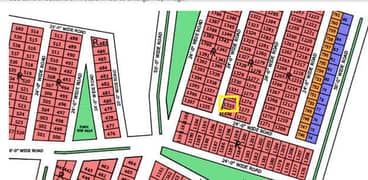 North Town residency Plot in Gold Block