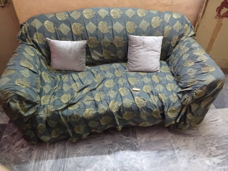 6 seater sofa set with 3 piece table set 1