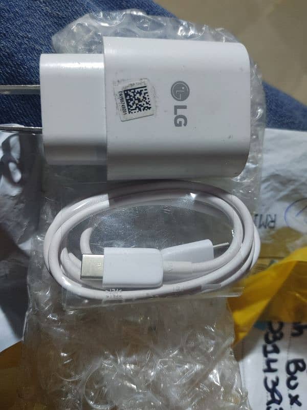 lg 25w original charger cable 0