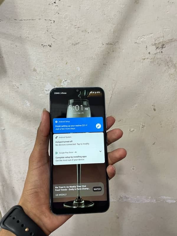 realme C21-Y Ok mobile hai 4+64 Official oprove hai 1