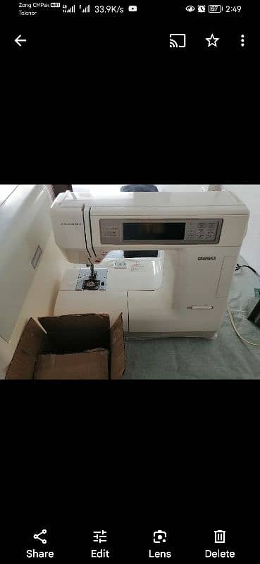 janome secio graphics 8000 genuine machine 5