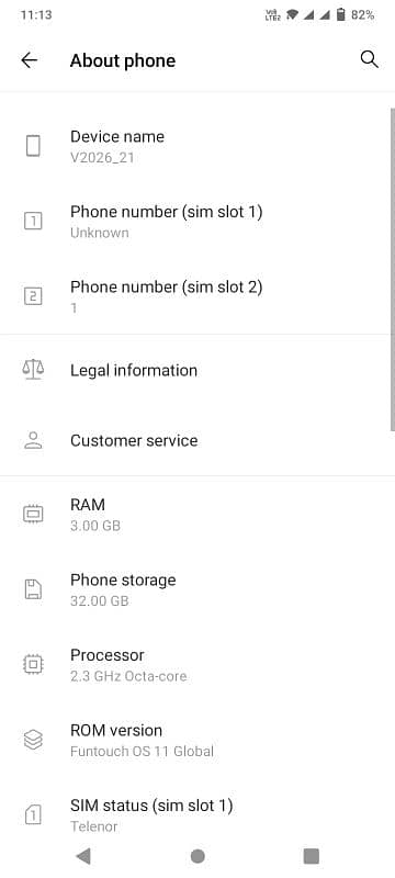 vivo 12s 3gb 32gb for urgent sale 9