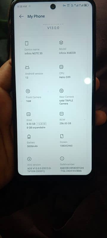 INFINIX NOTE 30 8+8/256 4