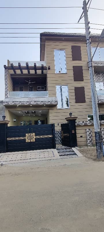 5 Marla Brand New House For Sale Prime Location at Main Canal Road Lahore Al-Hafeez Garden phase 2 Solid construction with A plus Quality material 6 bedrooms House for Sale 0