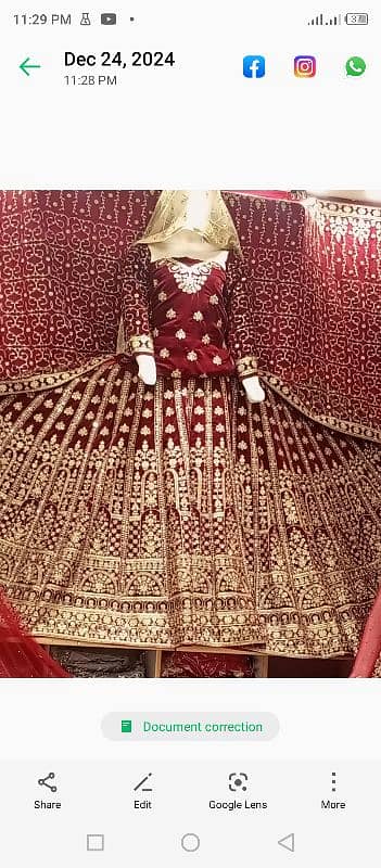 Bridal Lehnga | Barat Dress | Wedding Dress | Indian Lehnga for Sale 2