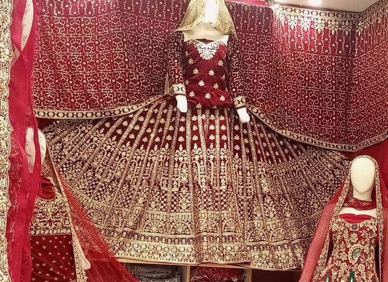 Bridal Lehnga | Barat Dress | Wedding Dress | Indian Lehnga for Sale 0