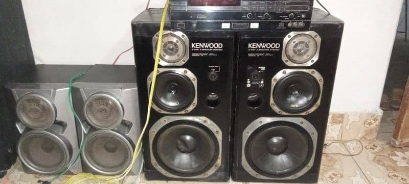 speaker & amplifier Kenwood 1