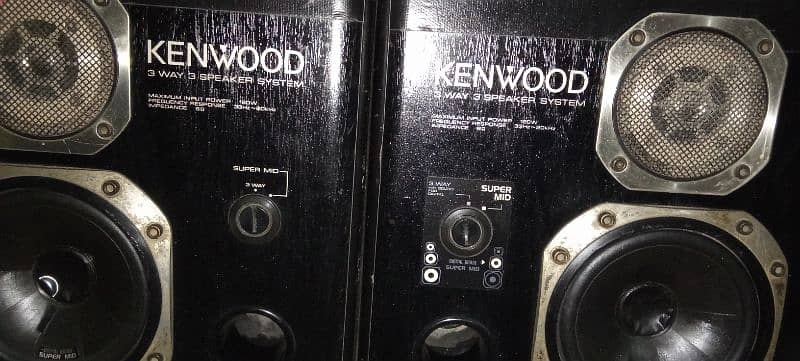 speaker & amplifier Kenwood 4