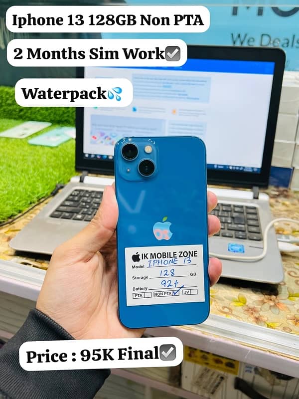 Iphone 13 128GB Sim Working 0