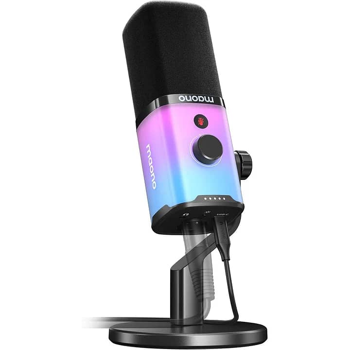 Maono PD100X Gaming Microphone for podcasting, youtube recording Mic 1