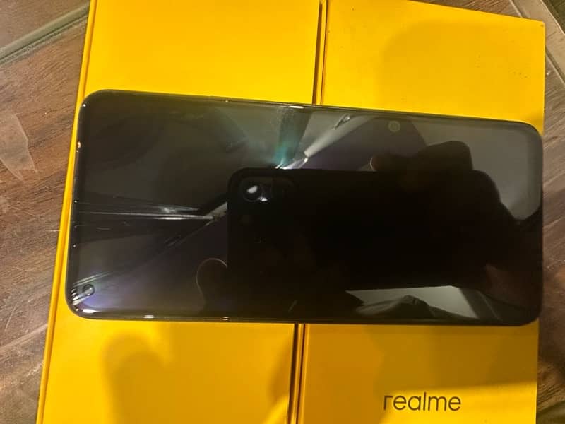 realme 8 mobile with box and original cable 2