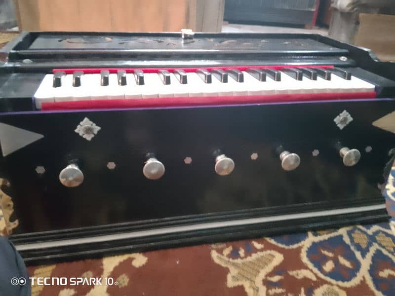 Indian Harmonium black Colour 2