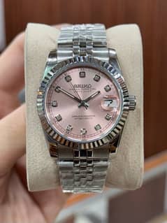 Seiko mod Datejust Diamond Dial Automatic japan movement