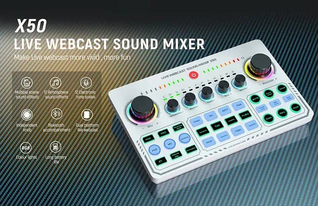 Audio Mixing Console,vocal effects,live streaming,singing sound effect 5