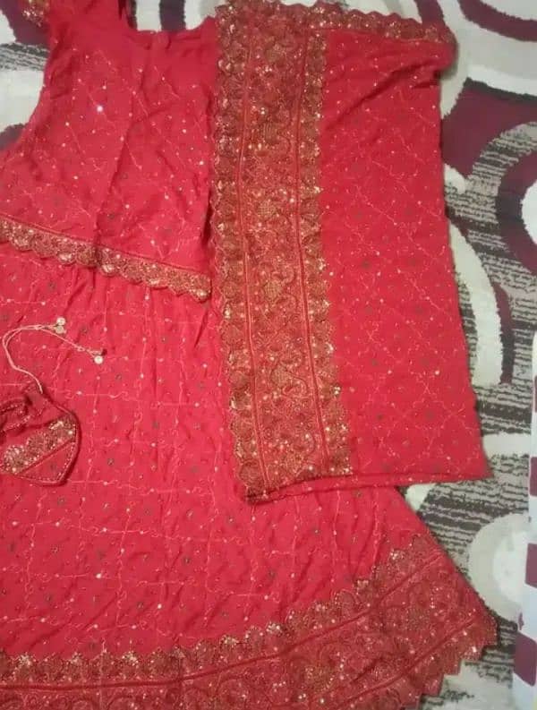 Bridal Sharara Baraat and Valima for sale 5