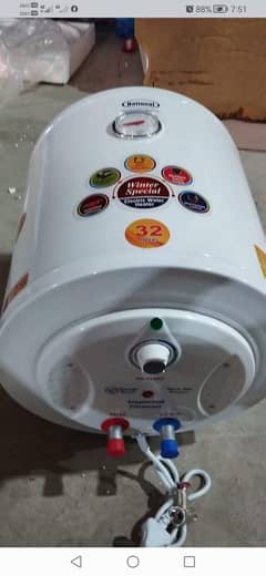 32 litre electric geyser new box pakck quality ki mukammal guarantee