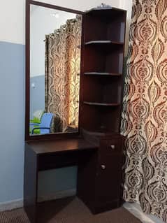 dressing table with stool