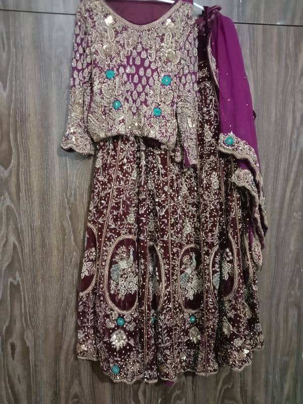 Bridal Lehenga/ Barat Dress/ Wedding Wear/ Wedding Dress 0