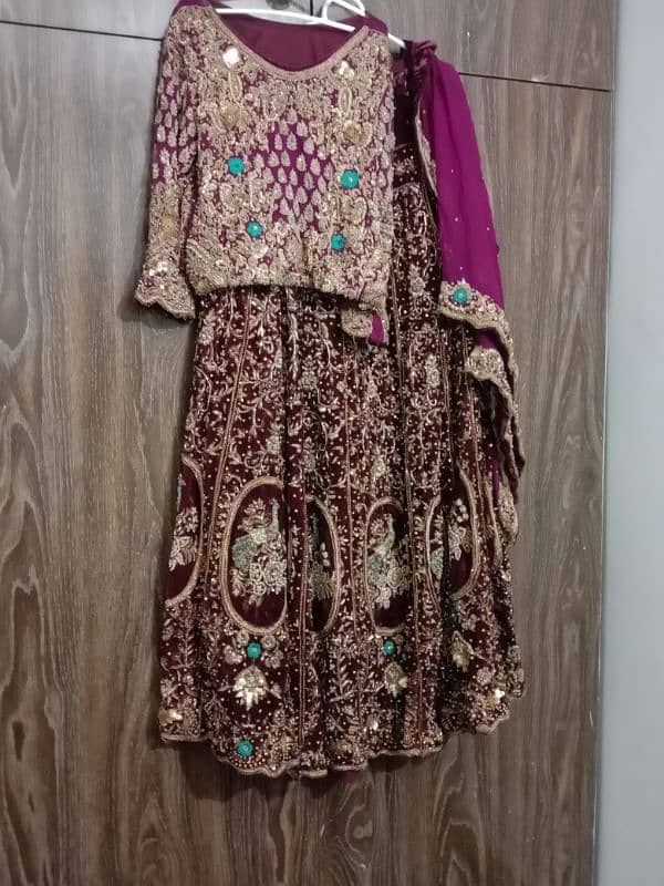 Bridal Lehenga/ Barat Dress/ Wedding Wear/ Wedding Dress 1