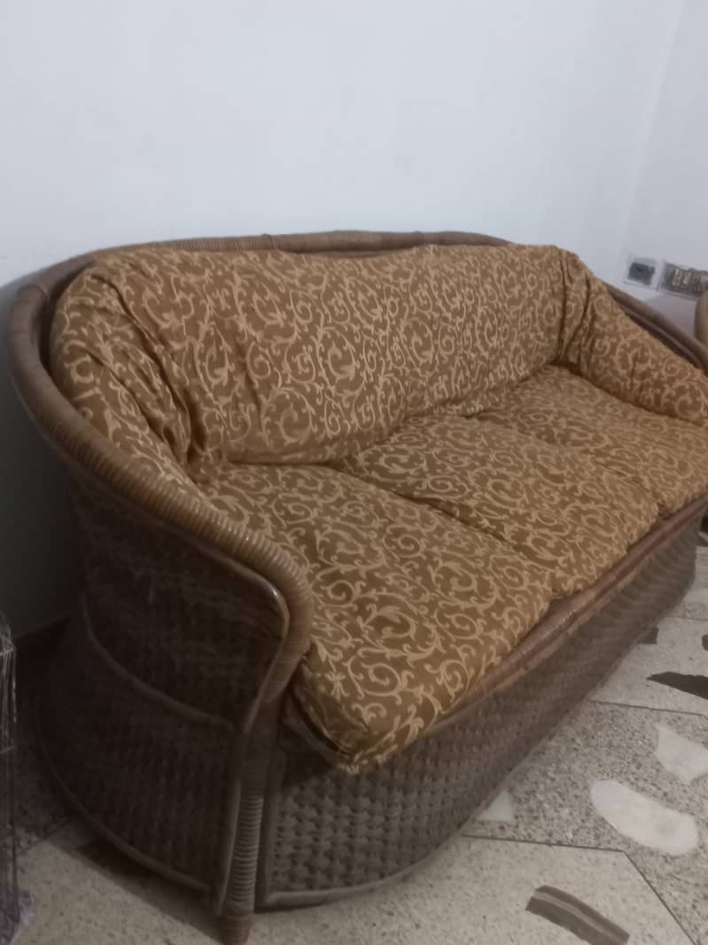 8 Seater Cane Sofa Set 2