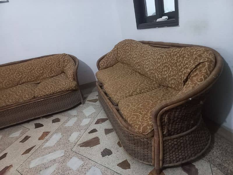 8 Seater Cane Sofa Set 12