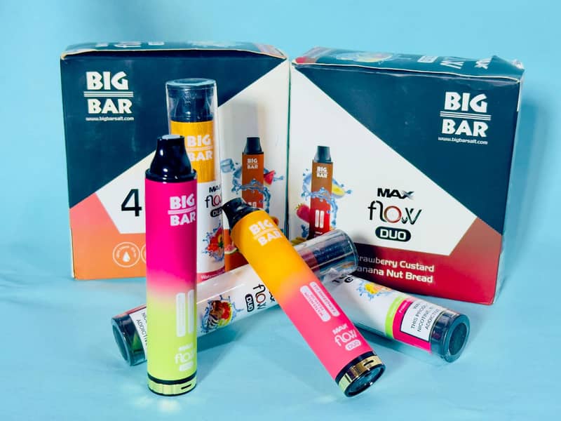 Big Bar Max Flow Duo Disposable Vape Kit 4000 Puffs 12ml Multi flavors 6