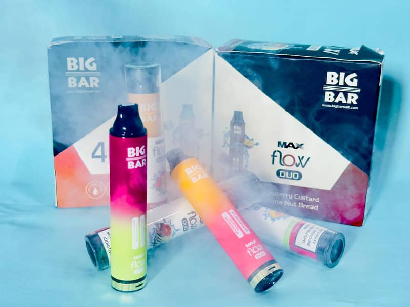 Big Bar Max Flow Duo Disposable Vape Kit 4000 Puffs 12ml Multi flavors 7