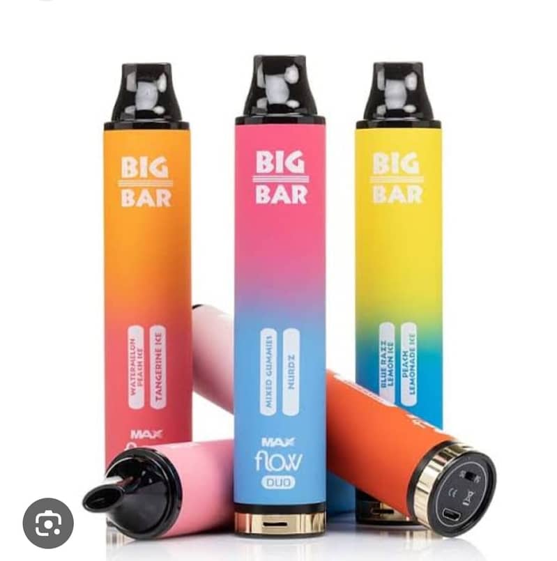 Big Bar Max Flow Duo Disposable Vape Kit 4000 Puffs 12ml Multi flavors 8