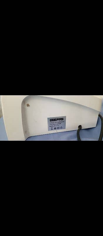 GEEPAS wall mounted fan heater. condition 9/10 3