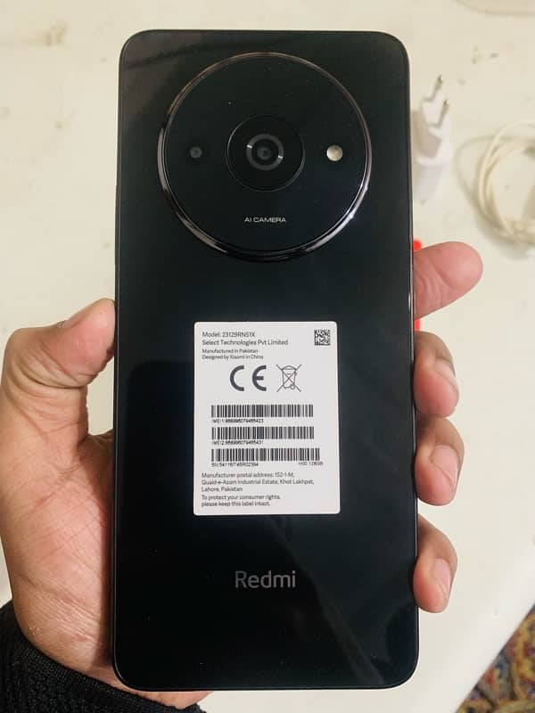 Redmi A3 4/128 gb Open box   Pta Approved 0