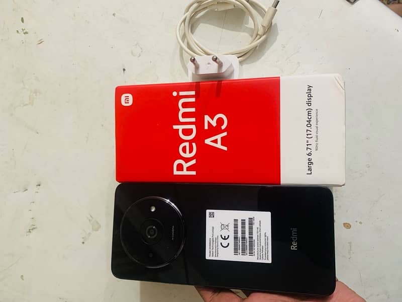 Redmi A3 4/128 gb Open box   Pta Approved 2