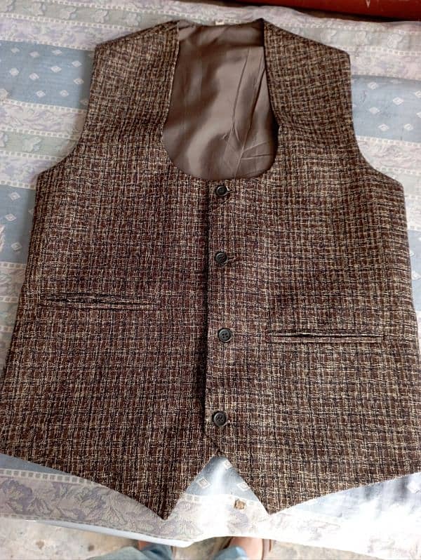 3 piece pent coat brown colour 1